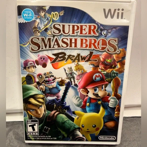 EUC Nintendo Wii Super Smash Bros Brawl Video Game - Picture 2 of 4